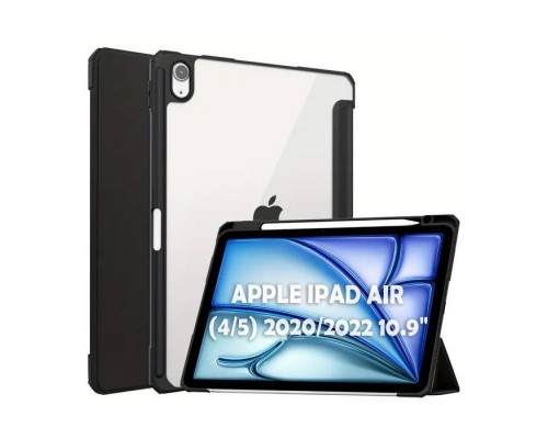 Чохол до планшета BeCover Soft Edge TPU Apple Pencil Apple iPad Air (4/5) 2020/2022 10.9" Black (711696)