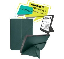 Чохол до електронної книги BeCover Ultra Slim Origami PocketBook 743G InkPad 4/InkPad Color 2/InkPad Color 3 (7.8") Dark Green (713084)