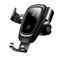 Універсальний автотримач Baseus Metal Gravity with technology Qi 10W (WXYL-B0A)