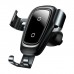 Універсальний автотримач Baseus Metal Gravity with technology Qi 10W (WXYL-B0A)