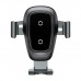 Універсальний автотримач Baseus Metal Gravity with technology Qi 10W (WXYL-B0A)