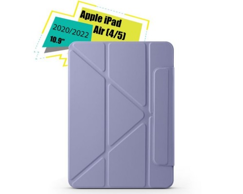 Чохол до планшета BeCover Ultra Slim Origami Magnetic Apple iPad Air (4/5) 2020/2022 10.9" Deep Purple (712955)