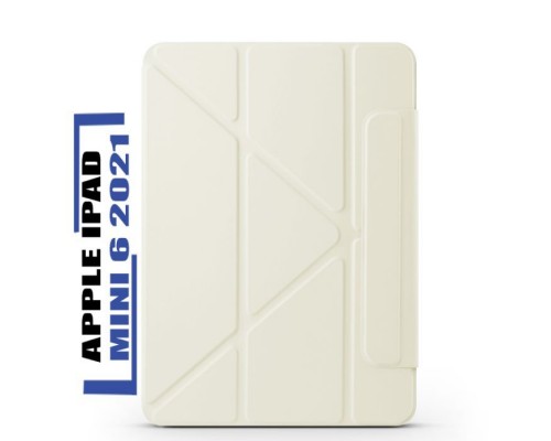 Чохол до планшета BeCover Ultra Slim Origami Magnetic Apple iPad Mini 6 2021 Beige (712943)