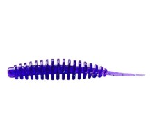 Силікон рибальський FishUP Tanta 3" 060 - Dark Violet/Peacock&Silver (6шт/уп) (1864.00.17)