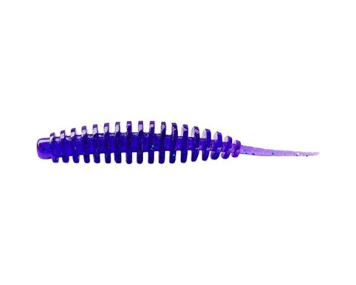 Силікон рибальський FishUP Tanta 3" 060 - Dark Violet/Peacock&Silver (6шт/уп) (1864.00.17)