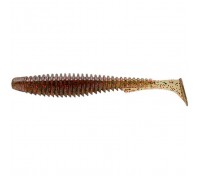 Силікон рибальський FishUP U-Shad 2.5" 045 - Green Pumpkin/Red&Black (9шт/уп) (1864.02.31)