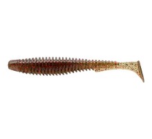 Силікон рибальський FishUP U-Shad 2.5" 045 - Green Pumpkin/Red&Black (9шт/уп) (1864.02.31)