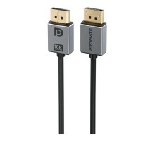 Кабель мультимедійний DisplayPort to DisplayPort v.2.0 dplink-16k.black Promate (dplink-16k.black)