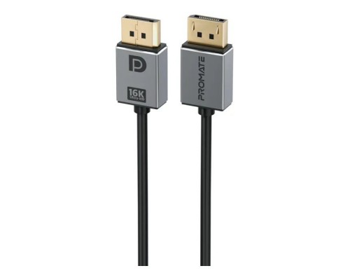 Кабель мультимедійний DisplayPort to DisplayPort v.2.0 dplink-16k.black Promate (dplink-16k.black)