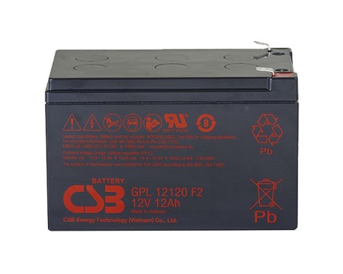Батарея до ДБЖ CSB 12В 12 Аг (GPL12120 F2)