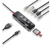 Концентратор Promate USB Hub 9 ports transhub-go (transhub-go)