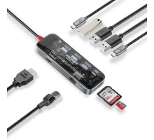 Концентратор Promate USB Hub 9 ports transhub-go (transhub-go)