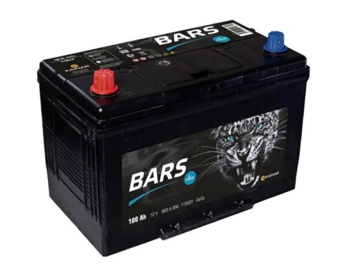 Акумулятор автомобільний Bars 100Ah ASIA (+/-) (800EN)
