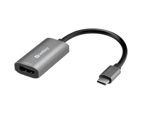 Перехідник USB 3.1 Type-С to HDMI (F) 4K Sandberg (136-36)