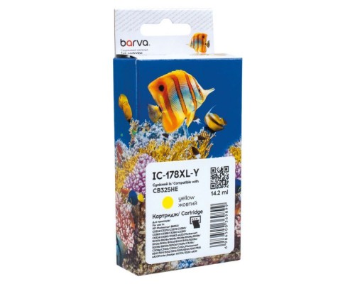 Картридж Barva HP 178XL (CB320HE/CB325HE) 950 c, Yellow (IC-178XL-Y)
