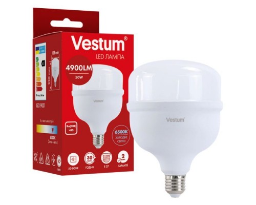 Лампочка Vestum LED T140 50W 6500K 220V E27 (1-VS-1610)