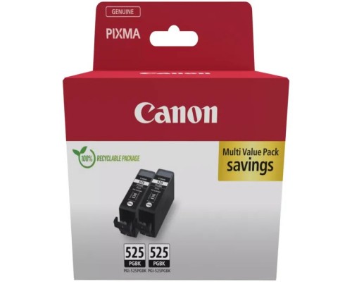 Картридж Canon PGI-525 Pigment Black Twin Pack, 2*19 ml (4529B017)