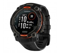 Смарт-годинник Garmin Instinct 3, 45mm, Solar, Black Bezel with Black Band, GPS (010-02934-00)