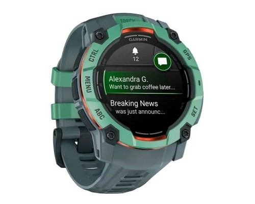 Смарт-годинник Garmin Instinct 3, 50mm, AMOLED, Neotropic Bezel with Twilight Band, GPS смарт-годинник (010-03020-01)