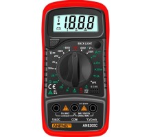 Цифровий мультиметр ANENG AN8205C, V, A, R, T, функция hFE (AN8205C)