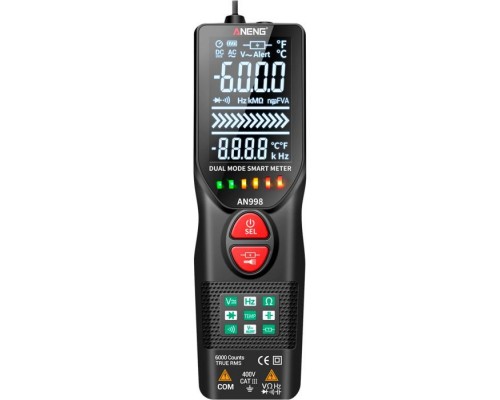 Цифровий мультиметр ANENG AN998, V, A, R, C, T, F (AN998)