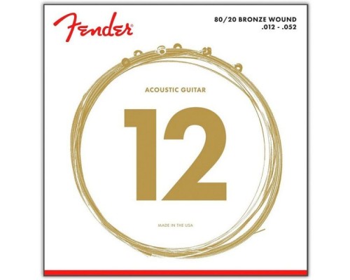 Струни для гітари Fender 70L (12-52) (21504)