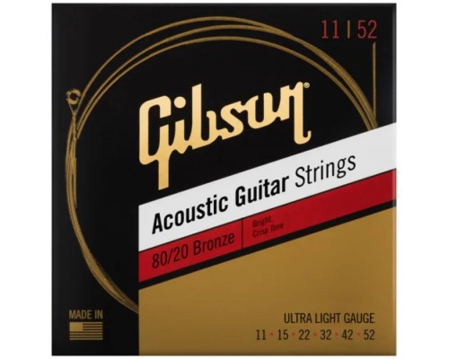 Струни для гітари Gibson SAG-BRW11 (11-52) (231186)