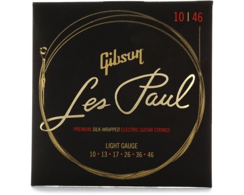 Струни для гітари Gibson SEG-LES Les Paul Premium Electric Guitar Strings Light (10-46) (230477)