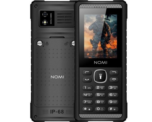 Мобільний телефон Nomi i2420 Black Grey