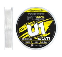 Флюорокарбон Favorite U1 FC 20m 30/0.91mm 106.2lb/48.18kg (1693.12.04)