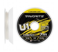 Флюорокарбон Favorite U1 FC 7m 40/1.05mm 133.6lb/60.62kg (1693.11.99)