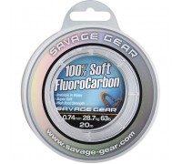 Флюорокарбон Savage Gear Soft Fluorocarbon 15m 0.81mm 33.0kg Clear (1854.22.37)