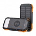 Батарея універсальна Choetech Wireless 20000mAh 20W, PD, QC/3.0, solar panel, Qi-5W, Black-Orange (B657-OR)