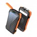 Батарея універсальна Choetech Wireless 20000mAh 20W, PD, QC/3.0, solar panel, Qi-5W, Black-Orange (B657-OR)