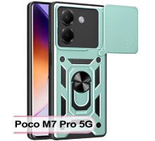 Чохол до мобільного телефона BeCover Military Poco M7 Pro 5G Dark Green (713467)