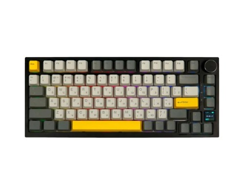 Клавіатура Epomaker AK820 Pro 75 Gift Switch Hot-Swap RGB USB/Wireless/Bluetooth/USB UA Black (AK820-PRO-B-G)