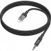 Кабель мультимедійний Lightning to 3.5mm M 1.0m UPA27 Spirit transparent Black HOCO (6942007612524)
