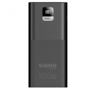 Батарея універсальна Sigma X-power SI50A6QLX 50000mAh, PD/100W, LED, cable 100w, black (4827798741313)