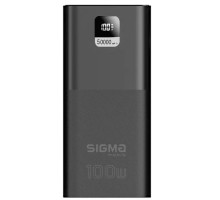 Батарея універсальна Sigma X-power SI50A6QLX 50000mAh, PD/100W, LED, cable 100w, black (4827798741313)