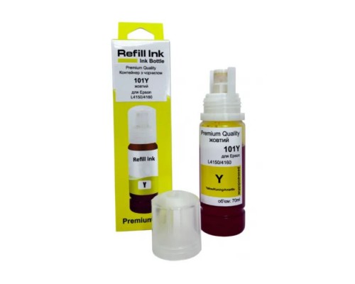 Чорнило Premium Quality Epson 101Y 70мл Yellow (70264889)