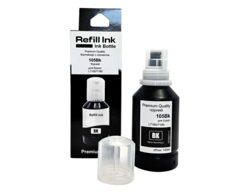 Чорнило Premium Quality Epson 105 140мл Black Pigment C13T00Q140, pigment (70264890)