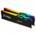 Модуль пам'яті для комп'ютера DDR5 64GB (2x32GB) 5200 MHz Beast RGB EXPO Black Kingston Fury (ex.HyperX) (KF552C40BB2AK2-64)