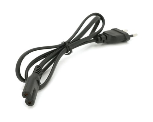 Кабель живлення C7 0.8m 0.5mm2 black Voltronic (PC-184CEE7/16-C7-CCA-1,0)