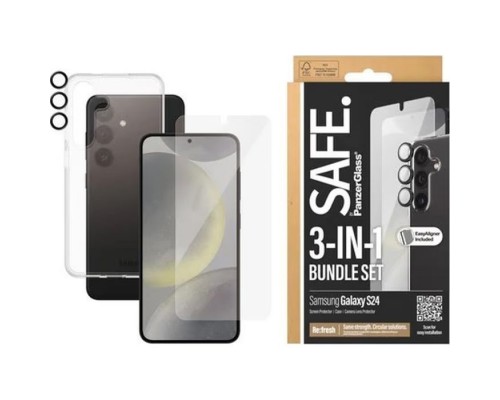 Чохол до мобільного телефона PANZERGLASS 3-in-1 Pack Samsung Galaxy S24 (PG_BSAFE95672)