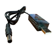 Кабель живлення USB to DC 5.5x2.5mm 0.8m 12V 1.5A XoKo (DC-5-12-1,5A)
