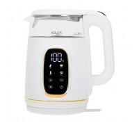 Електрочайник Adler AD 1305 white gold