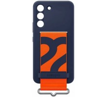 Чохол до мобільного телефона Samsung Silicone with Strap Galaxy S22 Plus Navy (EF-GS906TNEGRU)