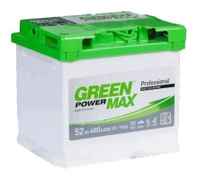 Акумулятор автомобільний GREEN POWER MAX 52Ah Ев (-/+) (000022374)