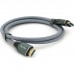 Кабель мультимедійний HDMI M to HDMI M 1.0m 8K silver VEGGIEG (YT-HDMI(M)/(M)V-H401/40356)