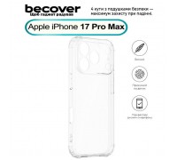 Чохол до мобільного телефона BeCover Anti-Shock Apple iPhone 17 Pro Max Clear (713799)